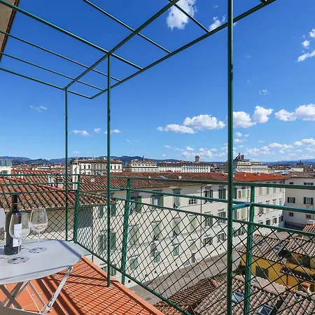 Penthouse With Big Terrace In Oltrarno Апартаменты